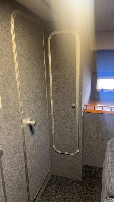 1989 Colvic Suncruiser 35 — Companionway, heads and lockers