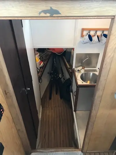 Down below