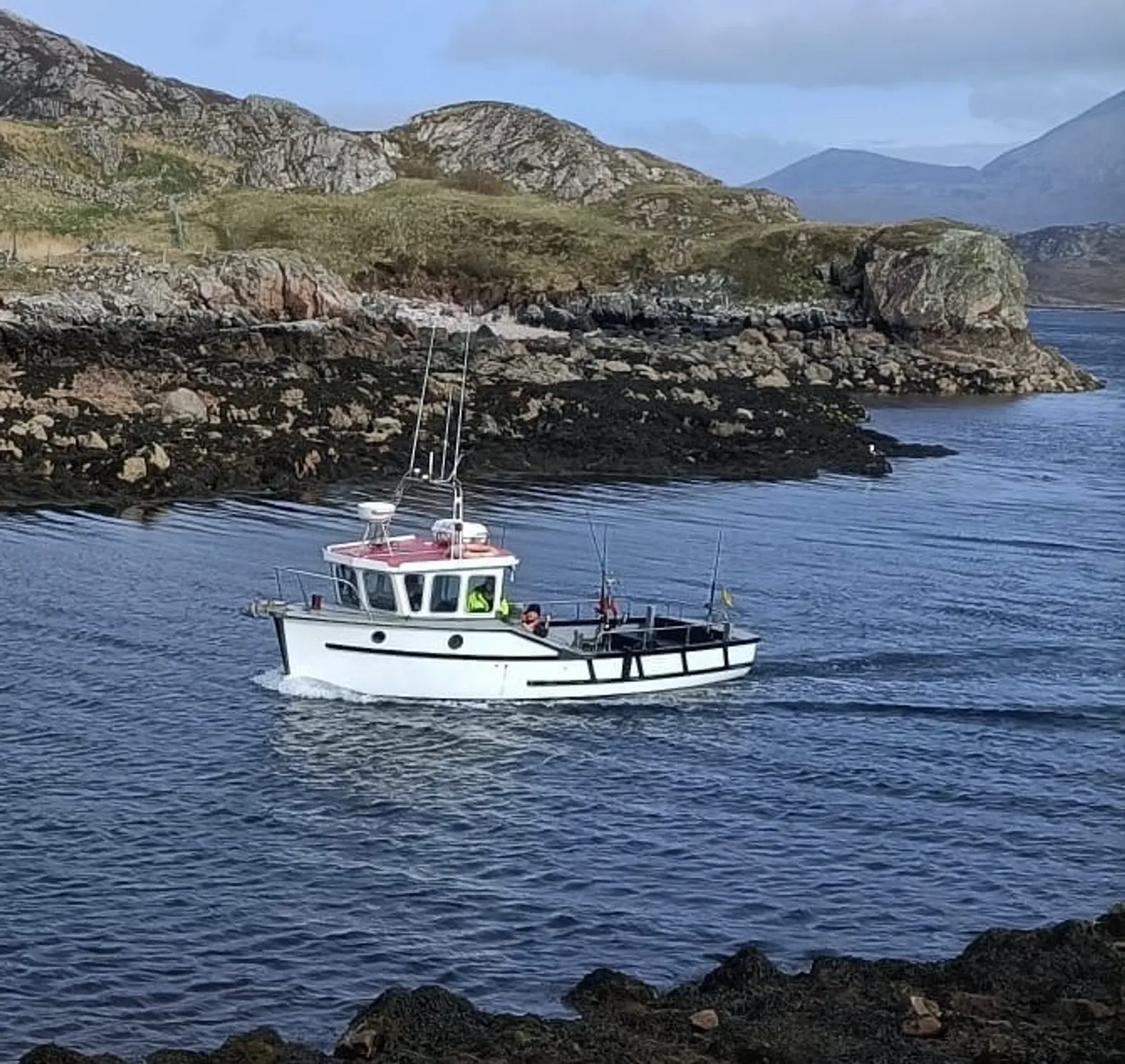 27ft Colvic (ex trawler) — Steaming
