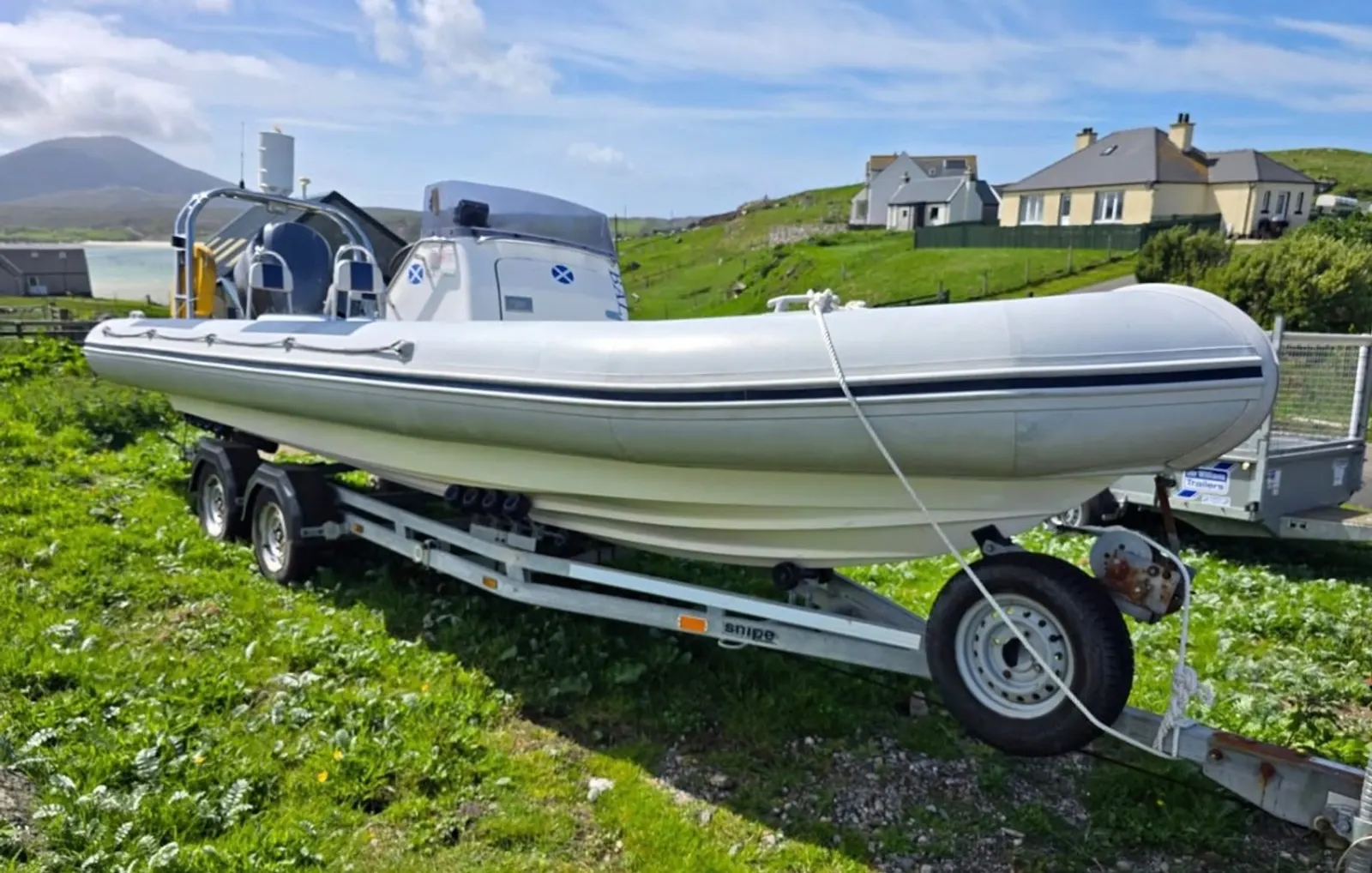 2005 Ballistic 7.5m RIB — On trailer