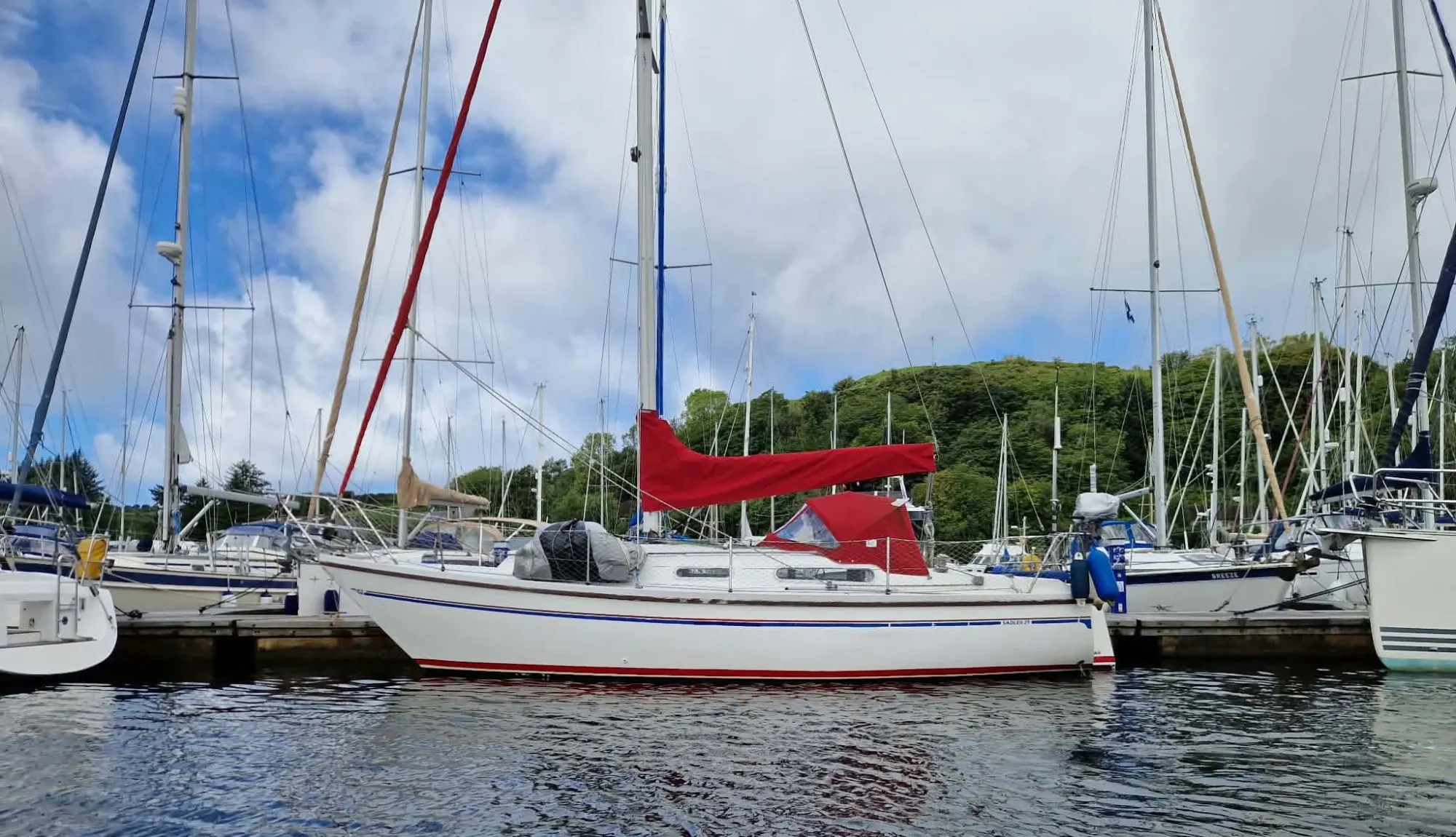 1988 Sadler 29 (Twin Keel) — At Pontoon
