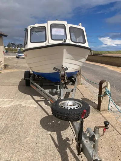 On trailer